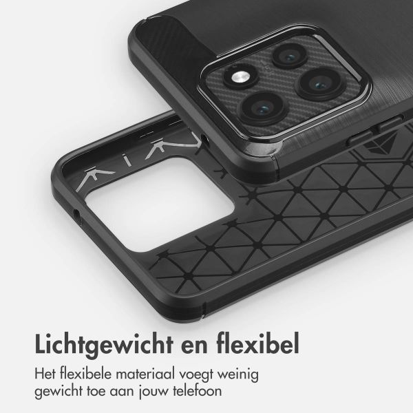 imoshion Brushed Backcover Motorola Thinkphone 25 / Motorola Edge 50 Neo / Edge 60 Neo - Zwart