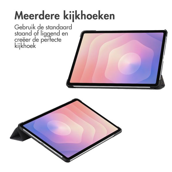 imoshion Design Trifold Bookcase Samsung Galaxy Tab S11 - Black Marble