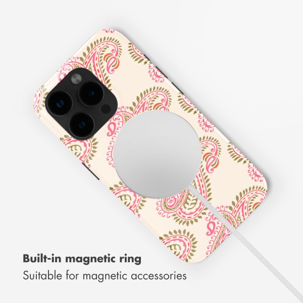 Selencia Vivid Back Cover with MagSafe Apple iPhone 15 Pro - Paisley Blush