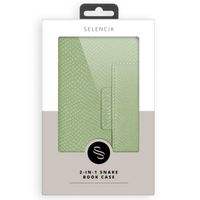 Selencia Llyr 2-in-1 Uitneembare Slang Bookcase iPhone 13 - Groen