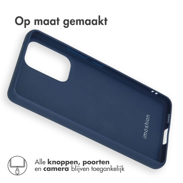 imoshion Color Backcover Samsung Galaxy A53 - Donkerblauw