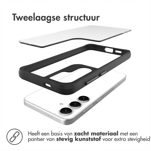 imoshion Rugged Hybrid Case Samsung Galaxy S25 - Zwart