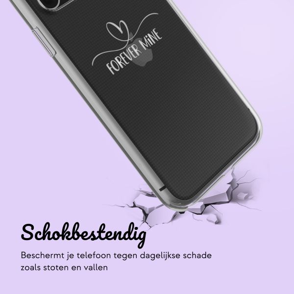 Hoesje met eigen foto en/of tekst Apple iPhone 11 - Sierlijk hartje