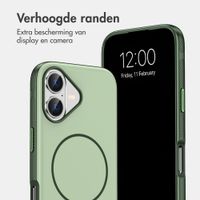 imoshion Color Backcover met Thin MagSafe Ring Apple iPhone 17 - Donkergroen