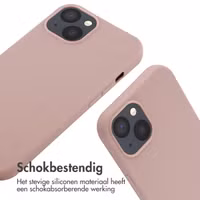imoshion Siliconen hoesje met koord Apple iPhone 13 - Sand Pink