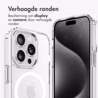 imoshion MagSafe Backcover met afneembaar koord Apple iPhone 15 Pro - Transparant