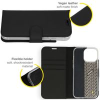 Accezz Wallet Softcase Bookcase iPhone 14 Pro - Zwart