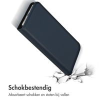 Accezz Premium Leather Slim Bookcase iPhone 14 Pro Max - Donkerblauw