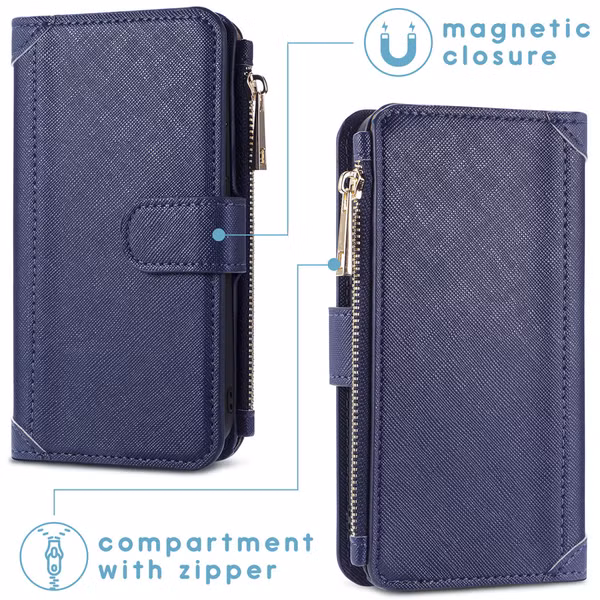 imoshion Luxe Portemonnee iPhone 12 (Pro) - Donkerblauw