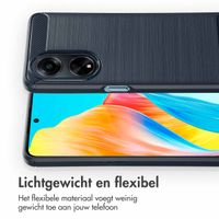 imoshion Brushed Backcover Oppo A98 - Donkerblauw