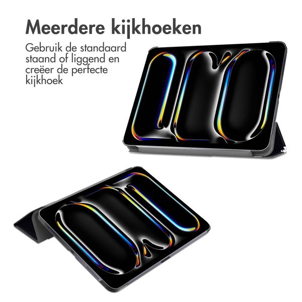 imoshion Design Trifold Bookcase Apple iPad Pro 11 (2024) M4 - Don't touch