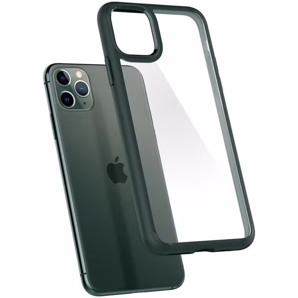Spigen Ultra Hybrid Backcover Apple iPhone 11 Pro - Groen