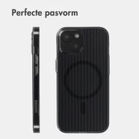 Accezz Lite Backcover met MagSafe | Fluted | Apple iPhone 15 - Zwart