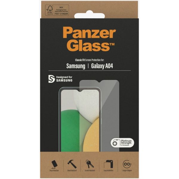 PanzerGlass Screenprotector Samsung A04 