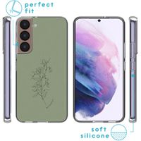 imoshion Design hoesje Samsung Galaxy S22 - Floral Green