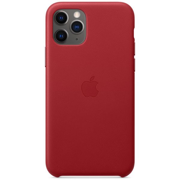 Apple 3 Pack Leather Backcover iPhone 11 Pro - Red + Midnight Blue + Black