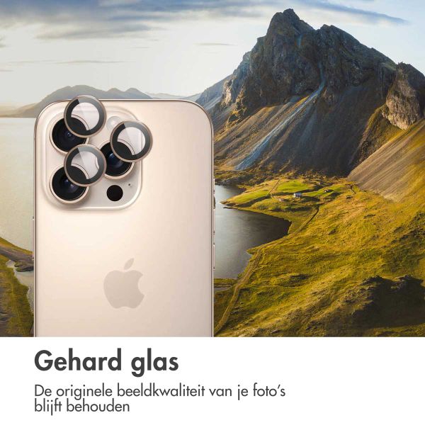 imoshion 2 Pack Camera lens protector Apple iPhone 16 Pro / 16 Pro Max - Desert / Titanium
