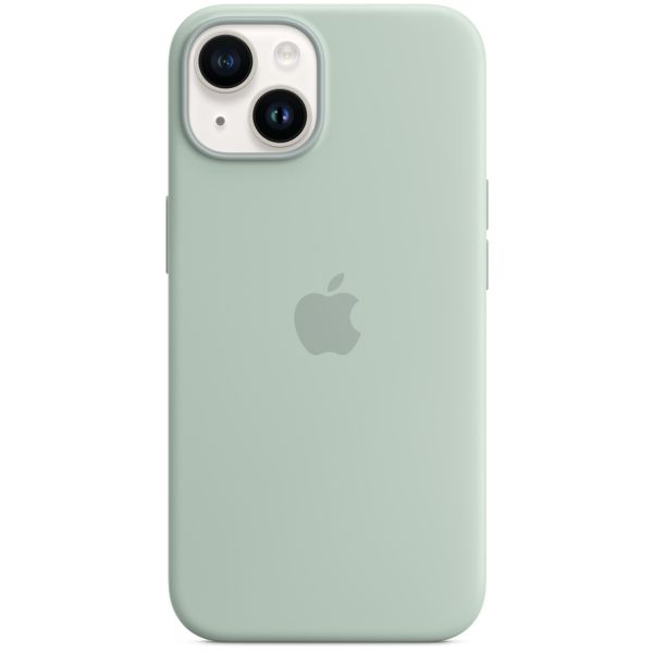 Apple Silicone Back Cover with MagSafe Apple iPhone 14 - Succulent