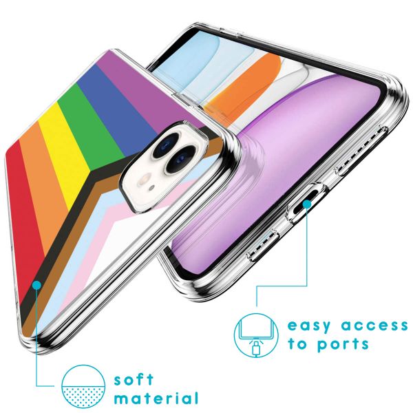 imoshion Design hoesje iPhone 11 - Rainbow flag