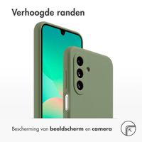 Accezz Liquid Silicone Backcover Samsung Galaxy A26 - Groen