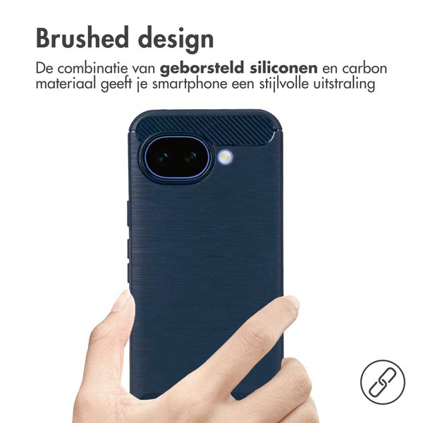 imoshion Brushed Backcover Google Pixel 10a - Donkerblauw
