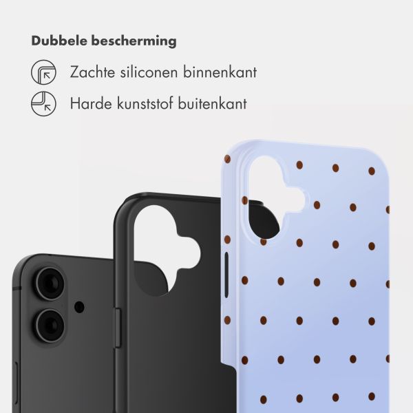 Selencia Vivid Backcover Apple iPhone 16 - Happy Dots Digital Sky