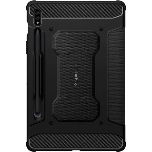 Spigen Rugged Armor Pro Bookcase Samsung Galaxy Tab S8 / S7 - Zwart