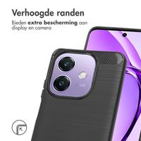 imoshion Brushed Backcover Oppo A40 (4G) / Oppo A40M (4G) / Oppo A60 (5G) - Zwart