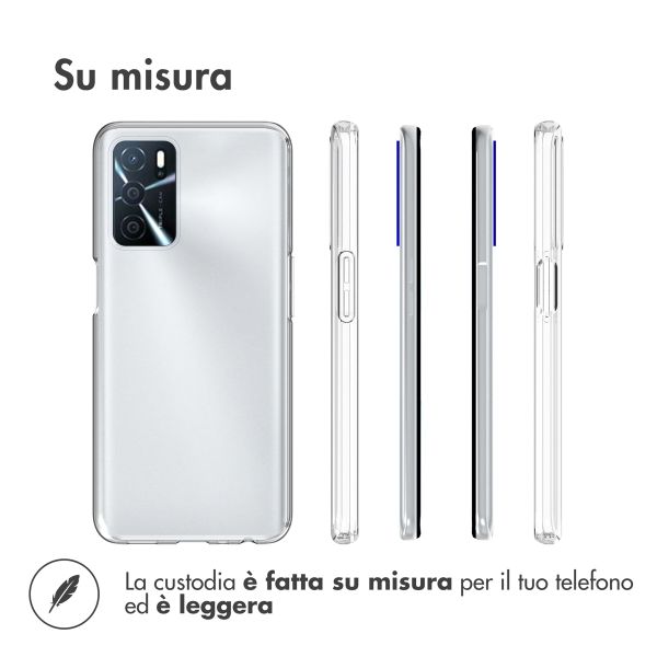 Accezz Clear Backcover Oppo A16(s) / A54s - Transparant