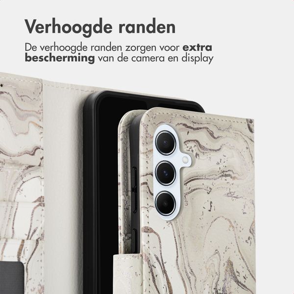 imoshion Design Bookcase Samsung Galaxy A56 - Sandy Marble