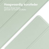 imoshion Trifold Bookcase Apple iPad 9 (2021) 10.2 inch / iPad 8 (2020) 10.2 inch / iPad 7 (2019) 10.2 inch - Lichtgroen