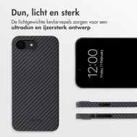 Accezz MagSafe Kevlar® Backcover Apple iPhone 17e / 16e - Zwart