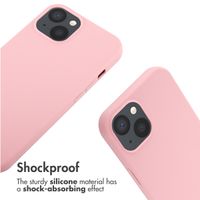 imoshion Silicone Case with Strap Apple iPhone 13 - Pink