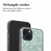 imoshion Design hoesje Apple iPhone 14 - Leaves Line-Art