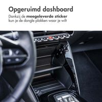 Autopakket | Mini Autolader USB-C / USB-A + CarPlay Dongle + Telefoonhouder Auto - Ventilatierooster - Zwart
