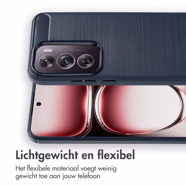 imoshion Brushed Backcover Oppo Reno 12 Pro - Donkerblauw