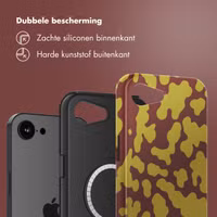 Selencia Vivid Backcover met MagSafe Apple iPhone 16e - Moo'd Olive Dust