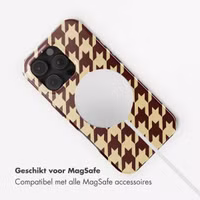 Selencia Vivid Backcover met MagSafe Apple iPhone 16 Pro - Pied-de-Poule