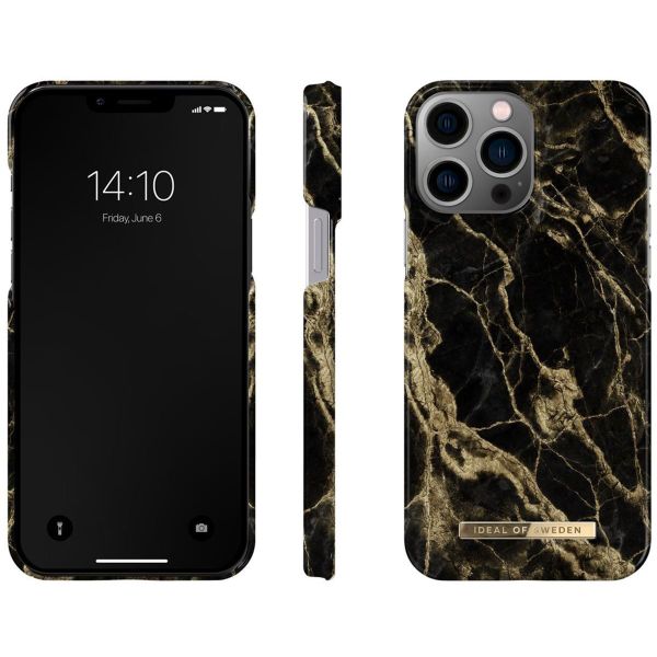 iDeal of Sweden Fashion Backcover Apple iPhone 13 Pro Max - Golden Smoke Marble