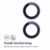 imoshion 2 Pack Camera lens protector Apple iPhone 16 / 16 Plus - Ultramarine