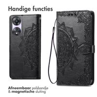 imoshion Mandala Bookcase Oppo A58 - Zwart