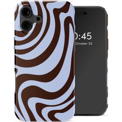 Selencia Vivid Backcover Apple iPhone 16 - Dream Swirl Chocolate