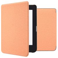 imoshion Canvas Sleepcover Bookcase Kobo Nia - Peach