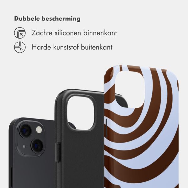 Selencia Vivid Backcover Apple iPhone 13 / 13 Pro - Dream Swirl Chocolate