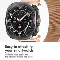 imoshion Milanese magnetic band Samsung Galaxy Watch Ultra 2 (2026) / Ultra (2024/2025) - Rose Gold
