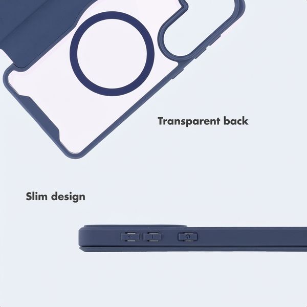 imoshion Transparent Bookcase with MagSafe Samsung Galaxy A37 (5G) - Blue