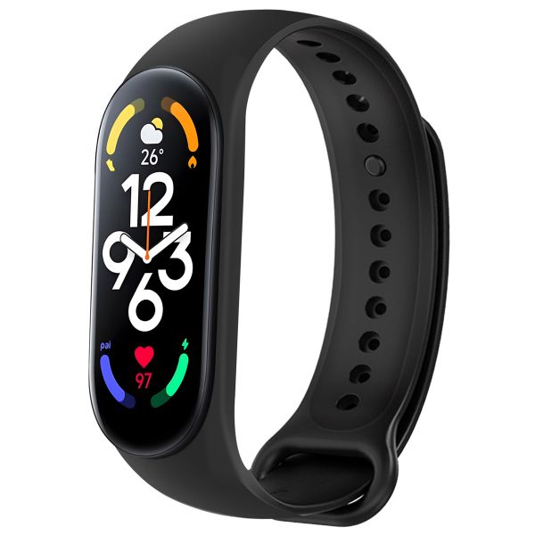 imoshion Siliconen bandje Xiaomi Mi Band 7 - Zwart