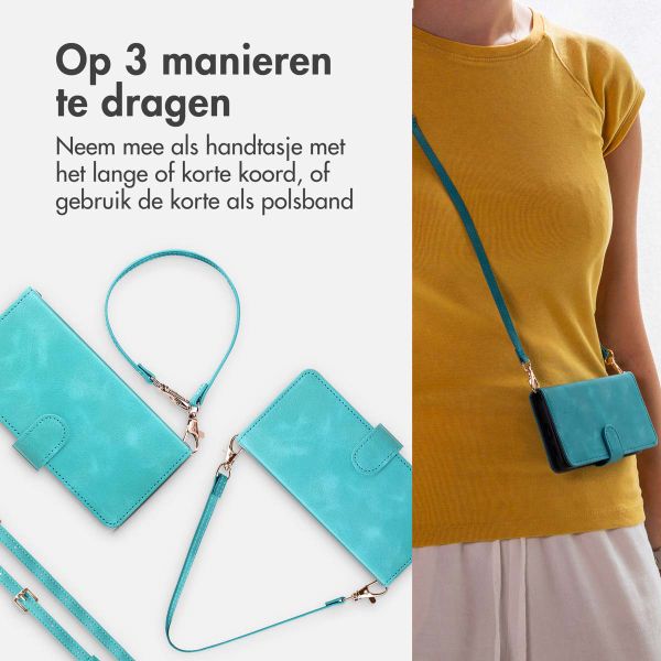 imoshion Bookcase met koord Samsung Galaxy S25 FE - Turquoise