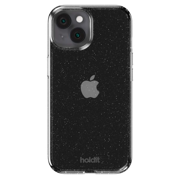 Holdit Glitter Case iPhone 13 / 14 / 15 - Black