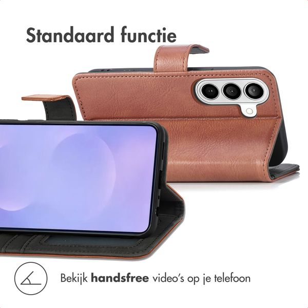 imoshion Luxe Bookcase Samsung Galaxy S26 - Bruin